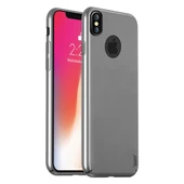 Buff iPhone X ile Uyumlu Slim Fit Kılıf Silver - 1