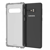 Blogy Galaxy S10e ile Uyumlu Crystal Fit Kılıf Smoke Black - 2