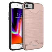 Buff iPhone 8/7 ile Uyumlu Slim Folder Kılıf Rose Gold - 1