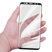 Buff Galaxy S9 Plus ile Uyumlu 5D ile Uyumlu Glass Ekran Koruyucu - 3