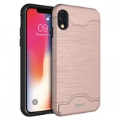 Buff iPhone XR ile Uyumlu Slim Folder Kılıf Rose Gold - 1