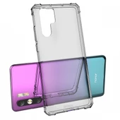 Blogy P30 Pro ile Uyumlu Crystal Fit Kılıf Smoke Black - 3