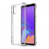 Blogy Galaxy A7 2018 ile Uyumlu Crystal Fit Kılıf Crystal Clear - 1
