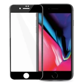 Blogy iPhone 8 / 7 ile Uyumlu Flexi 5D Ekran Koruyucu Black - 1