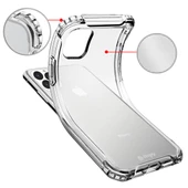 Blogy iPhone 11 Pro ile Uyumlu Crystal Fit Kılıf Crystal Clear - 3