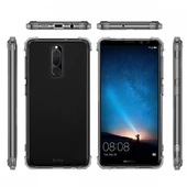 Blogy Mate 10 Lite ile Uyumlu Crystal Fit Kılıf Smoke Black - 3