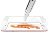 Buff iPhone 8 Plus / 7 Plus 5D ile Uyumlu Glass Ekran Koruyucu White - 2