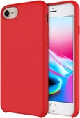 Buff iPhone 8/7 ile Uyumlu Rubber Fit Kılıf Red - 1