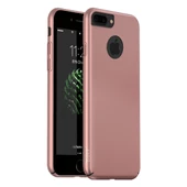 Buff iPhone 7 Plus ile Uyumlu Slim Fit Kılıf Rose Gold - 1