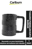 Özel Seri Dekoratif Şık Hediyelik Sevgili Arkadaş Tasarım Porselen Kupa Bardak 11*12 Cm - 1