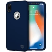 Buff iPhone X ile Uyumlu 4D Kılıf Blue - 1
