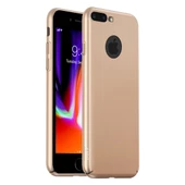 Buff iPhone 8 Plus ile Uyumlu Slim Fit Kılıf Gold - 1