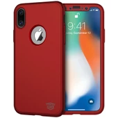 Buff iPhone X ile Uyumlu 4D Kılıf Red - 1