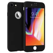 Buff iPhone 8 ile Uyumlu 4D Kılıf Black - 1