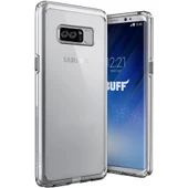 Buff Galaxy Note 8 ile Uyumlu Air Hybrid Kılıf Smoke Black - 1