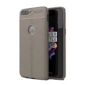 Zore One Plus 5 ile Uyumlu Niss Silikon Kılıf Gri - 1