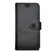 Celly Wally XL Üniversal 4.5" 5.0" Telefonlar ile Uyumlu Kapaklı Kılıf Siyah - 3