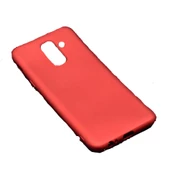 Zore Galaxy A6 Plus 2018 ile Uyumlu Premier Silikon Kılıf Kırmızı - 1