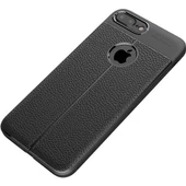 Zore iPhone 7 Plus ile Uyumlu Niss Silikon Kılıf Siyah - 1
