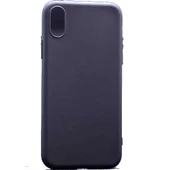 Zore iPhone XS Max ile Uyumlu iMax Tıpalı Silikon Kılıf Siyah - 1
