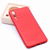 Zore P20 Pro ile Uyumlu Premier Silikon Kılıf Kırmızı - 1