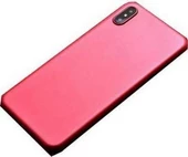 iPhone XS Max ile Uyumlu Slim Cover Kırmızı - 1