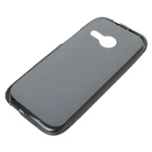 One M8 Mini ile Uyumlu Süper Silikon Kılıf Beyaz - 1