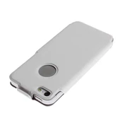 iPhone SE/5S/5 ile Uyumlu Kaliteli Dik Model Deri Kılıf Beyaz - 2