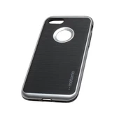 Zore iPhone 7 Plus ile Uyumlu Motomo Silikon Kılıf Light Silver - 1