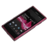 Xperia Acro ile Uyumlu S Desenli Şeffaf Silikon Kılıf Beyaz Renk - 2