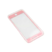 iPhone 7 Plus ile Uyumlu Kılıf 360 Full Kaplama Silikon Pembe - 2