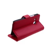One M8 Mini ile Uyumlu Yan Model Kartlıklı Cüzdanlı Kılıf Kırmızı - 3