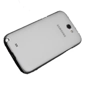 Galaxy Note 2 N7100  ile Uyumlu Süper Slim Kılıf 0.5 mm Şeffaf - 3