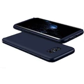 Zore Galaxy S8 Plus ile Uyumlu Ays Sert Kılıf Lacivert - 1