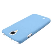 Galaxy S4 i9500 ile Uyumlu Kumlu Sert Kauçuk Kılıf Mavi - 1