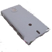 Xperia Sola MT27i ile Uyumlu PEPPER Delikli Sert Kauçuk Kılıf Beyaz - 1