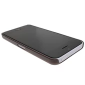 iPhone 5C ile Uyumlu 0,3mm Ultra Slim Sert Kauçuk Kılıf Gri - 3