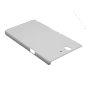 Xperia Z ile Uyumlu Sert Kauçuk Kılıf Beyaz thumbnail 1