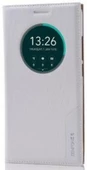 Zenfone 6 ile Uyumlu Rock Serisi Kapaklı Kılıf Beyaz - 1