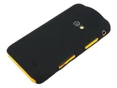 Galaxy Beam i8530 ile Uyumlu Sert Kauçuk Kılıf Siyah Renk thumbnail 1