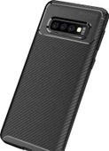 Zore Galaxy S10+ Plus ile Uyumlu Negro Silikon Kılıf Siyah - 2