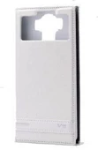 Zore V10 ile Uyumlu Elite Serisi Pencereli Kapaklı Kılıf Beyaz - 1
