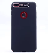 iPhone 7/8 Plus ile Uyumlu S-Line Cover Rubber Sert Kılıf Siyah - 1