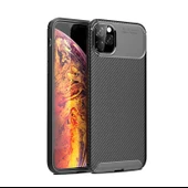 Zore iPhone 11 Pro Max ile Uyumlu Negro Silikon Kılıf Siyah - 1