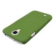 Galaxy S4 i9500 ile Uyumlu Kumlu Sert Kauçuk Kılıf Yeşil - 1