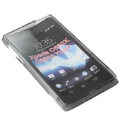 Xperia Z ile Uyumlu S Desenli Silikon Kılıf Gri thumbnail 3