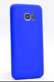 Zore Galaxy S7 Edge ile Uyumlu Premier Silikon Kılıf Saks Blue - 1