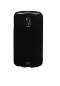 Galaxy Nexus i9250 ile Uyumlu Parlak Silikon Kılıf Siyah Renk - 2
