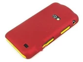 Galaxy Beam i8530 ile Uyumlu Sert Kauçuk Kılıf Kırmızı Renk thumbnail 1