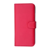 One M8 Mini ile Uyumlu Yan Model Kartlıklı Cüzdanlı Kılıf Kırmızı - 2